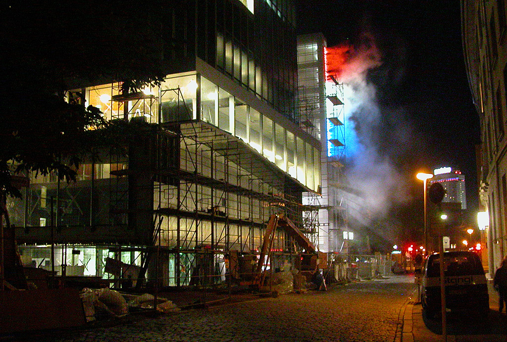 Nevelsculptuur Nederlandse ambassade Berlijn